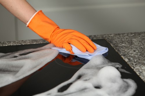Professional carpet cleaning in a Hampstead home interior