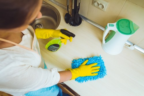 Local regular cleaning for a Hampstead apartment building