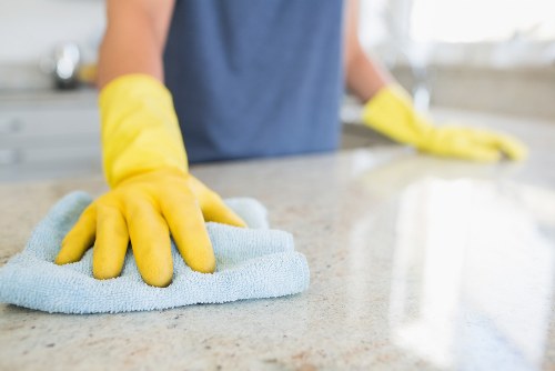 Local office cleaners working in a Hampstead business premises